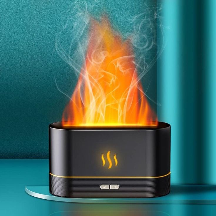 Flame Style Humidifier with Lights