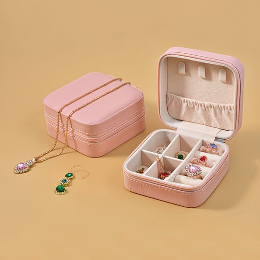 Jewelry Organizer Leather Box