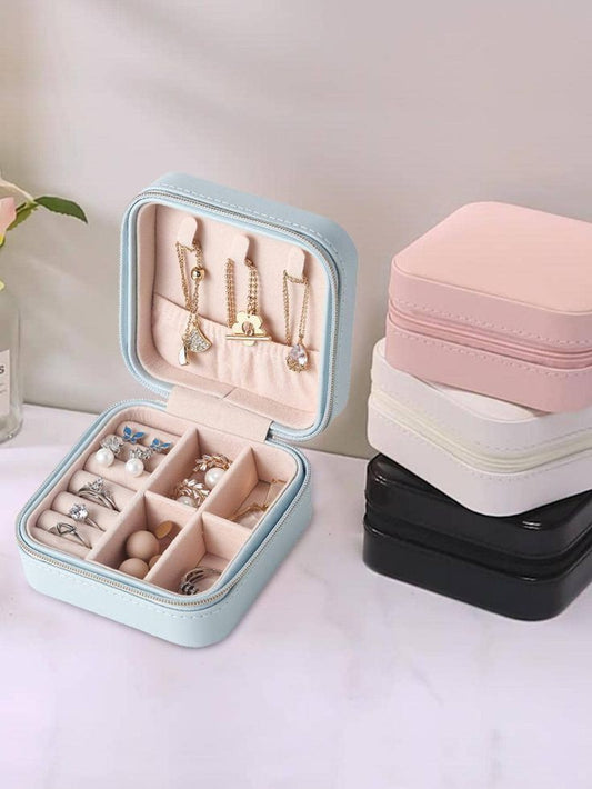 Jewelry Organizer Leather Box